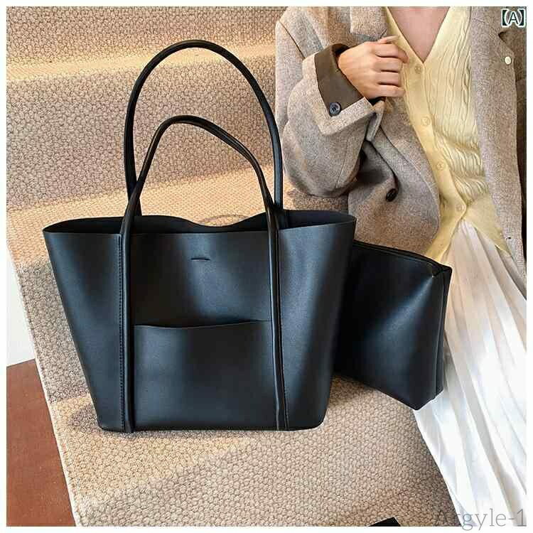 【送料無料】レディース バッグ 普段使い レトロ 通勤 秋 ファッション トート大容量 ショルダー