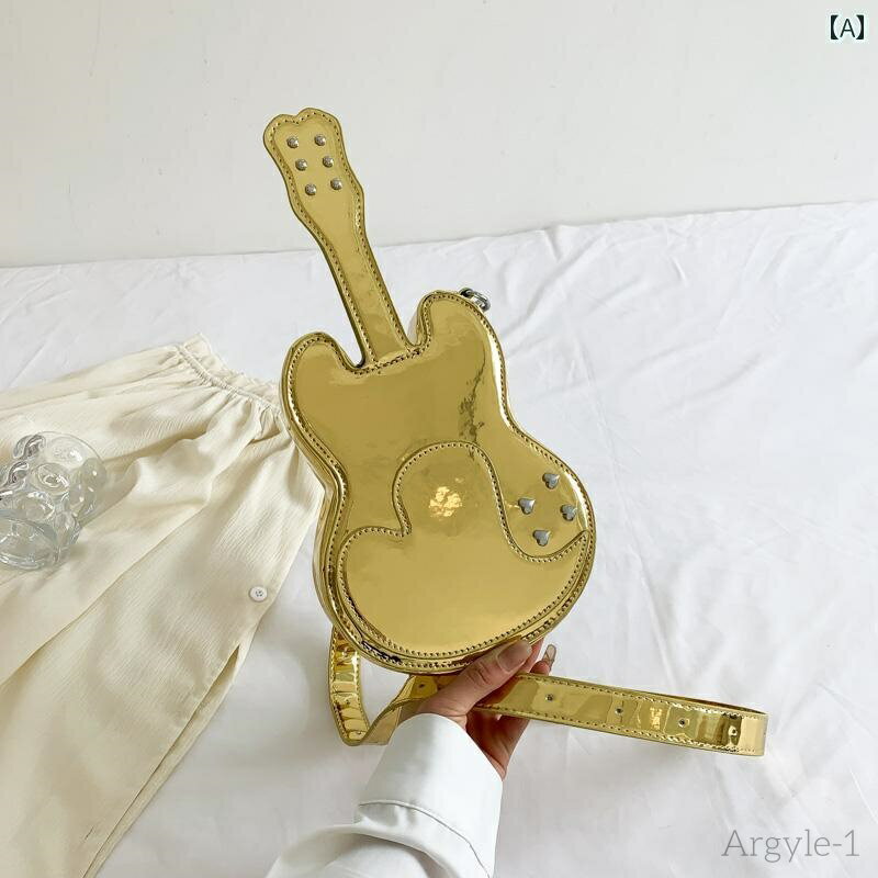 【送料無料】レディース バッグ 普段使い クロス ボディバッグ おしゃれ ギター デニム チェスト シングル ショルダー 小さめ トレンディ