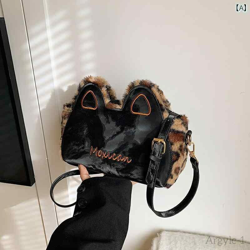 【送料無料】レディース バッグ 普段使い イン かわいい 小さめ 冬 通勤 クロス ボディバッグ 猫 ショルダー