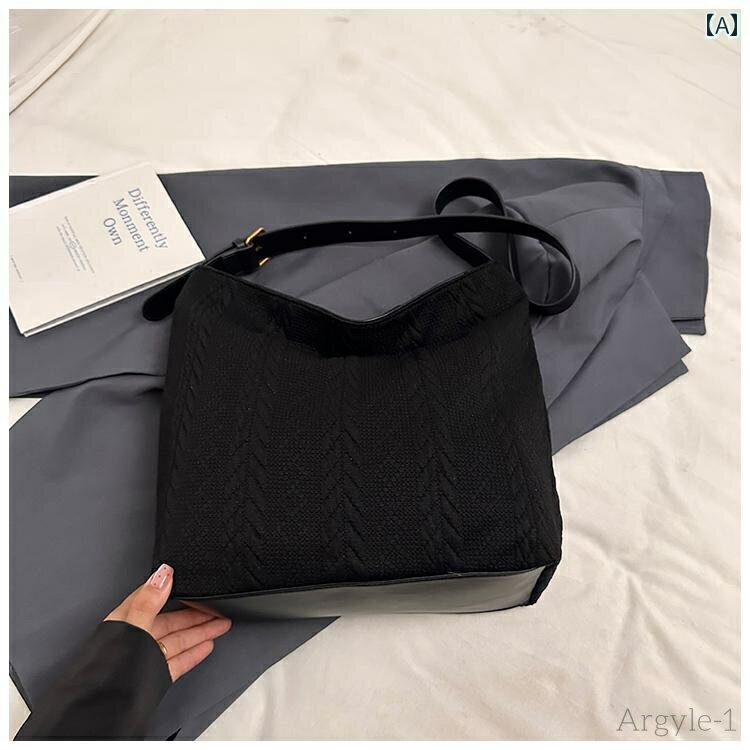 【送料無料】レディース バッグ 普段使い 韓国 リラックス レトロ大容量 秋冬 通勤 ショルダー トート