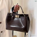 【送料無料】レディース バッグ 普段使い レトロ ファッション トカゲ 柄 テクスチャ ポータブル ショルダー カジュアル クロス ボディバッグ