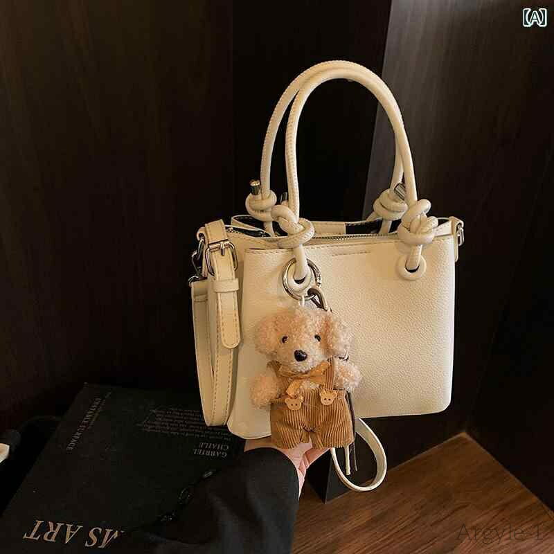 【送料無料】レディース バッグ 普段使い シンプル カジュアル ハンドバッグ 韓国 バケット 春 メッセンジャー