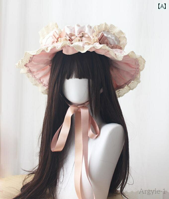 【送料無料】レディース 帽子 ロリータ かわいい ガーリー コスプレ リトル ベア ベビー ピンク ギフト セット アンティークドール 傘 リトル ベア ハット...