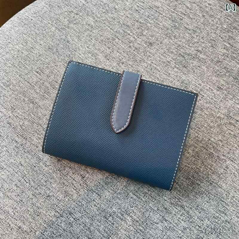 【送料無料】財布 レディース シンプル おしゃれ 普段使い ヤシ 柄 二つ 折り 牛革 コイン カードホルダー 大容量 シンプル