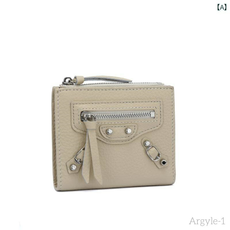 【送料無料】財布 レディース シンプル おしゃれ 普段使い クロスボーダー 革 ショート ウォレット 薄手 涼しい 涼しい バイク小銭入れ コンパクト マルチ