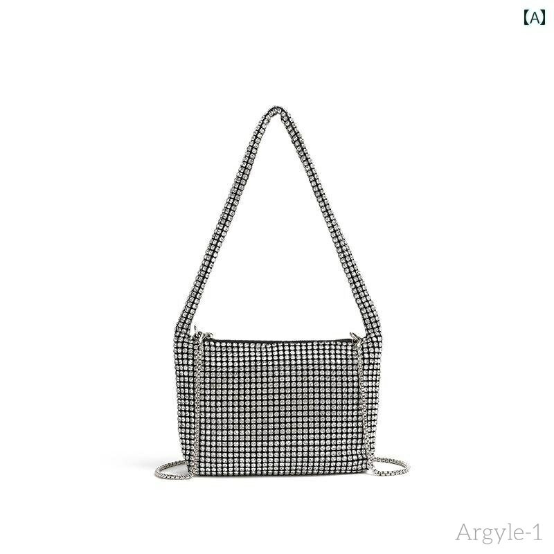 【送料無料】レディース バッグ 普段使い ワンショルダー クロスボーダー ラインストーン 秋 ファッション クラス チェーン 手持ち イブニング