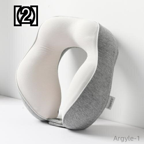 ネックピロー u型 首枕 枕 低反発 オフィス 昼寝 首 旅行 ポータブル 持ち運び 航空機 頸椎 サポーター