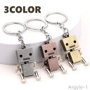 【送料無料】キーホルダー メンズ キーリング ロボット レトロ アンティーク調 かっこいい かわいい 合金 金属製 おしゃれ 鍵 カギ チャーム