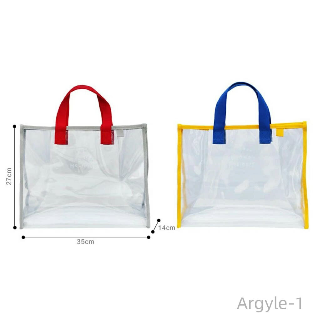 【送料無料】ビーチバッグ プールバッグ 軽量 大容量 透明バッグ ビニールバッグ 手提げ スパバッグ 防水 トートバッグ 海水浴 着替え収納