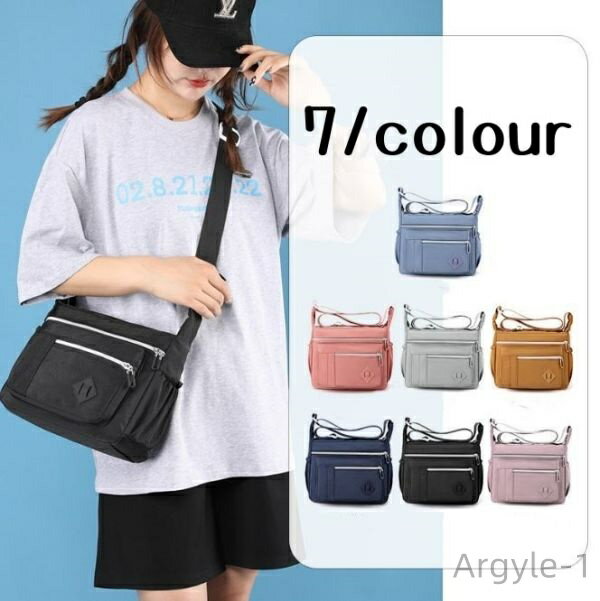 【送料無料】カバン 女性 ポケット多い 大きめ 斜めがけバッグ 軽量 通勤バッグ ナイロン トートバッグ 軽い レディース ショルダーバッグ