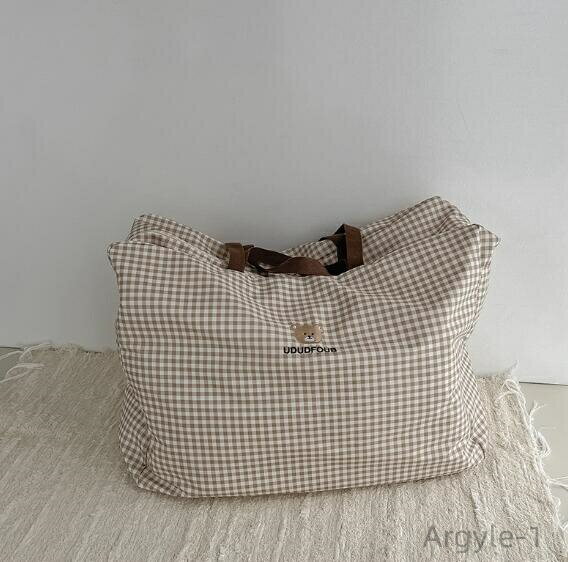 【送料無料】ロゴ マザーズバッグ ボストンバッグ 旅行 ベージュ ブルー トートバッグ ベア おしゃれ かわいい 韓国 雑貨 防水