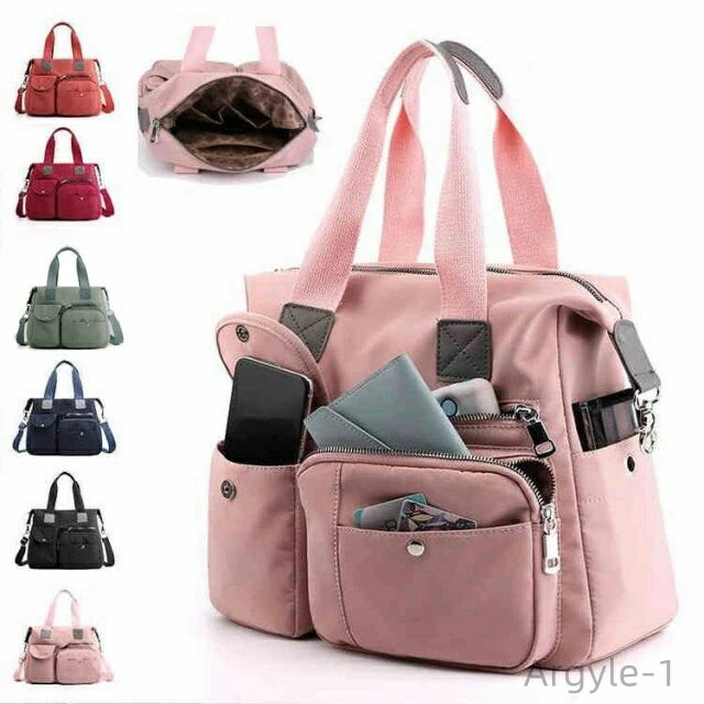 【送料無料】バッグ 大容量 ショルダーバッグ 通勤 かばん ママバッグ バッグ 斜め掛け 撥水 旅行鞄 軽量