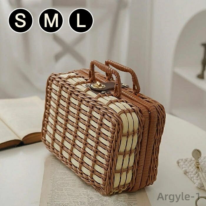 【送料無料】ニックバスケット 籐編みバッグ 結婚式 手作り おしゃれ 蓋付き ライナー 裏地 お弁当箱 かごバッグ カントリー風 装飾 収納ケース 撮影 道具 ...