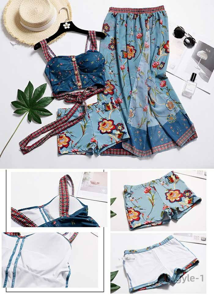 【送料無料】ペア水着 メンズ水着 カップル メンズ サーフパンツ ペアルック カップル水着 花柄 水着 ビキニ 海 プール 水着 カップル 体型カバー 夫婦 恋人 彼氏 彼女