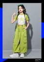【送料無料】女の子 ヒップホップ ダンス衣装 セットアップ Tシャツ 半袖 パンツ 子供 女の子 ジャズダンス衣装 練習着
