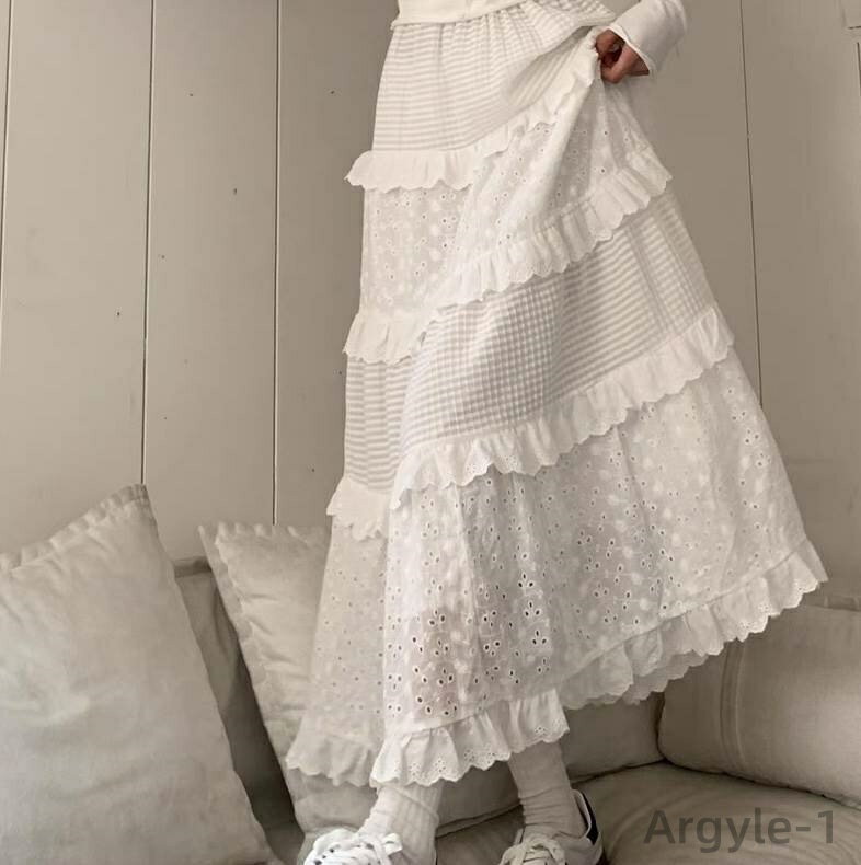 【送料無料】スカート ミモレ丈 ロング丈レース 刺繍 フレア 透け感 シースルー レディース かわいい 大人可愛い きれいめ 上品 こなれ感 シンプル カジュア...