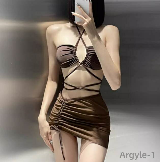 【送料無料】ビキニ 水着 スイムウェア セパレートハイレグ シフォン 胸元 レディース かわいい 大人可愛い きれいめ 上品 こなれ感 カジュアル 主役級 存在...