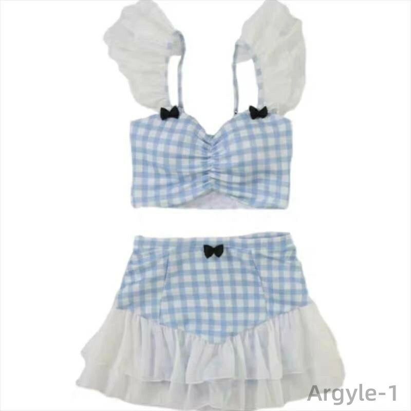 【送料無料】ビキニ 水着 タンキニ スイムウェア セパレートバックリボン フリル 2点セット レディース かわいい 大人可愛い きれいめ 上品 こなれ感 シンプ...