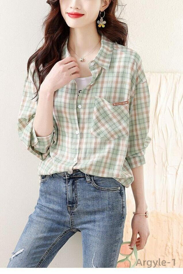 【送料無料】定番 着回し 普段使い 休日 旅行 アウトドア お出かけ 通学 ロングシーズン チェック ラフ かっこいい きれいめ 綿(4)