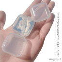 【送料無料】3.7cmx3.7cmx1cm プラスチックケース 正方形 透明 小物収納ケース 小さい ミニ 小物入れ 収納ボックス 耳栓ケース 耳栓収納ボックス...