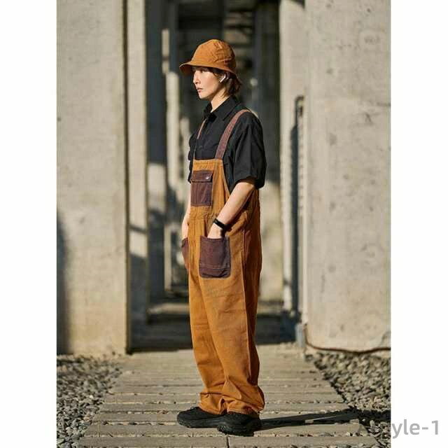 【送料無料】オーバーオール サロペット メンズ レディース ユニセックス つなぎ 無地 デニム 作業着 ジーンズ 大きいサイズ 大きめ シンプル アメカジ 男女兼用 かわいい