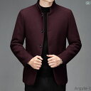 【送料無料】コート メンズ スーツ おしゃれ 紳士服 ファッション 厚手 秋冬 ビジネス パーティー フォーマル レッド グレー ブラック