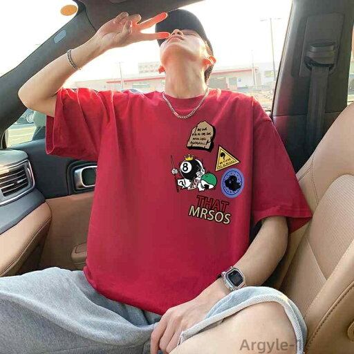 【送料無料】Tシャツ メンズ 半袖 夏 綿 ゆったり 大きめ 流行 おしゃれ 街着 アメリカ風カジュアル カジュアル 普段使い 丸首 肩落ちデザイン 絵柄 【送料無料】Tシャツ メンズ 半袖 夏 綿 ゆったり 大きめ 流行 おしゃれ 街着 アメリカ風カジュアル カジュアル 普段使い 丸首 肩落ちデザイン 絵柄