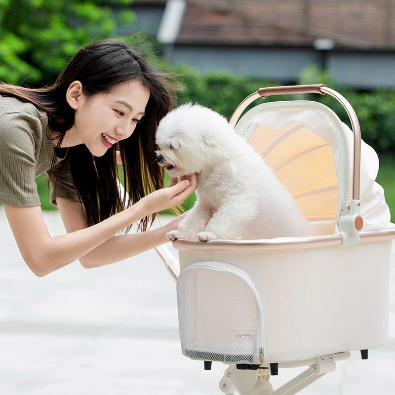 ペットカート 小型犬 折りたたみ 多頭飼い対応 分離式 超軽量 取り外し可能 ドッグ...