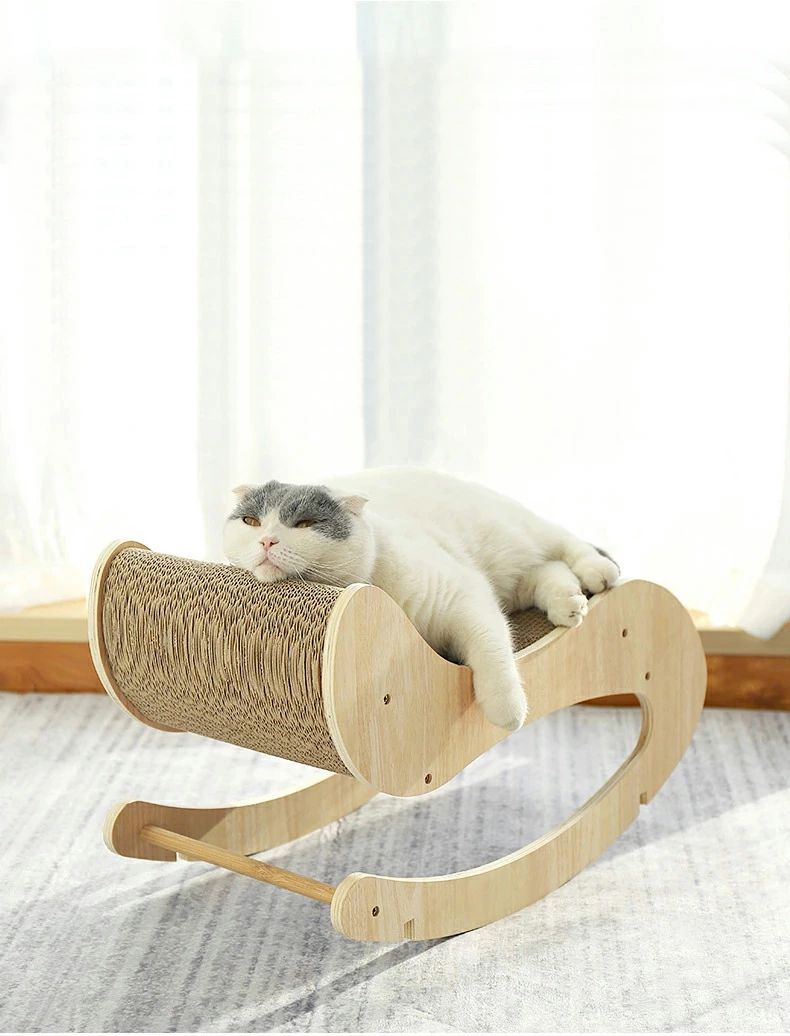 アーガイルの洗濯機可 室内用 L ねこのおもちゃ 組み立て簡単 キャットタワー 軽量 猫つめとぎ 爪研ぎ 猫用 インテリア 縦置き型 頑丈 猫爪とぎポール 爪とぎ 爪とぎポール 段ボール 長持ち 猫 猫お部屋 猫タワー ブラウン 猫用品 猫タワーインテリア 防汚｜アングル2