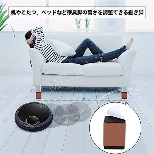 高脚 テーブル.ベッドの高さ調節 継ぎ脚 継脚 new 継足 長脚 脚長 こたつ 脚高 シンプル 高さ調節脚 粘着式 継足し 継ぎ足 テーブル脚台 高さ上げる