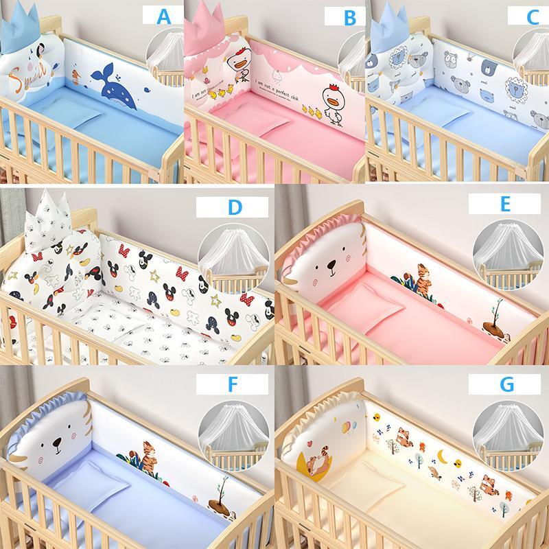 Other - ベビー ベッド 木製 高さ調節 ベビー用品 新生児 赤ちゃん キャスター付 2段収納台付き 出産祝い 添い寝 ゆりかご 子供用 タイプ 天然