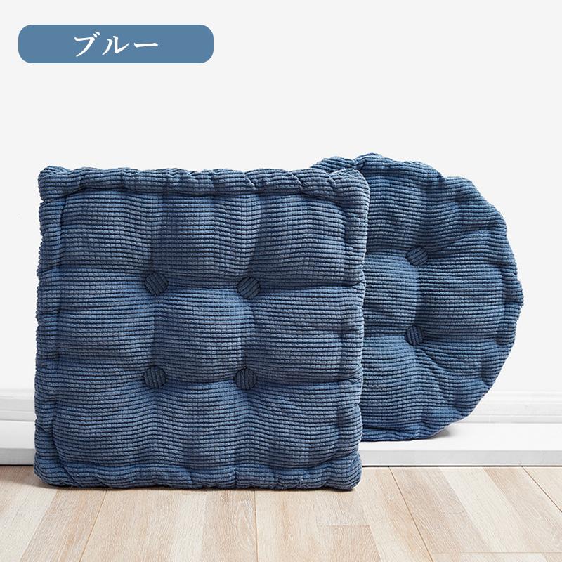 Rakuten - Z-Pearl クッション 座布団 40×40 45×45 50×50 おしゃれ フロアクッション 四角 丸 厚手 クッション 大きい 北欧 分厚い イスクッション 大 椅子 座蒲団 リビング