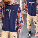 小学生 ロゴ トップス パーカー 男の子 キッズ 子ども 子供服 ファッション おしゃれ 秋 冬 ダンス 通学 12976