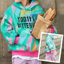 ッズ 女の子 ロゴ プルオーバー マルチカラー 前ポケット 秋冬春 長袖 トップス カジュアル 韓国 オシャレ グラデーション 14140