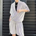 セットアップ メンズ 上下セット ラペル 半袖 韓国 高校生 中学生 10代 20代 ファッション 10872