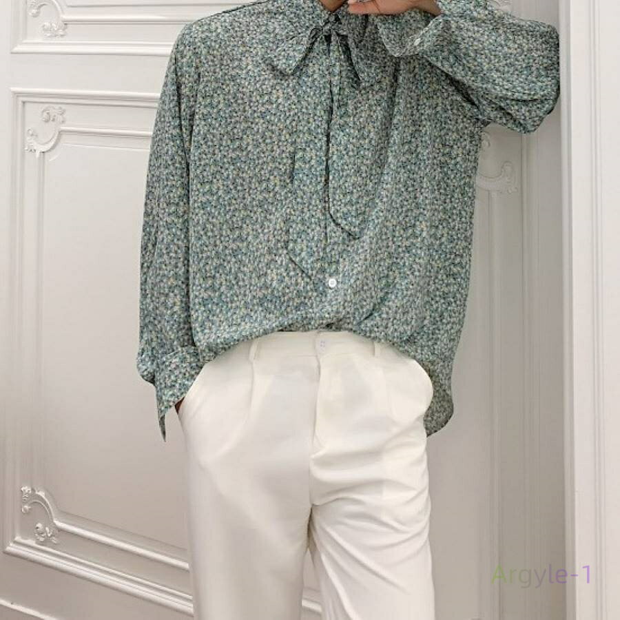 トップス シャツ メンズ 長袖 韓国 フレグランスフローラル 高校生 中学生 10代 20代 ファッション 10785