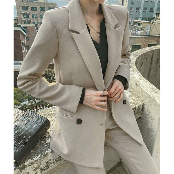 セットアップ レディース テーラード セットアップ 長袖 スーツジャケット パンツスーツ 洗える ビジネススーツ リクルートスーツ 秋冬 クロップ 大きいサイズ...