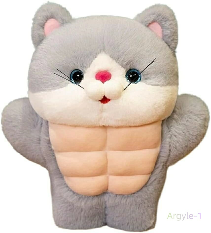 癒し系 抱きまくら 可愛い 気持ちい もこもこ 女の子 置物 ふわふわ 寝かしつけ 肌触り良い 動物 猫 抱き枕 ぬいぐるみ 筋肉ネコ