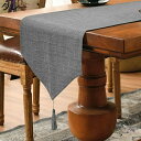 210x33cm 食卓カバー 丸洗い 防水 無地 滑り止め テーブルカバー テーブルランナー