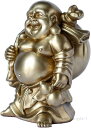 お守り(高さ8cm×巾6cm×奥行5.5cm) 金運 真鍮 銅製 置物 小型 布袋様 仏像