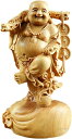 Color:01) cm 風水(Size:高さ15 置物 金運 様 布袋 七福神 ツゲ製高級木彫り 布袋様の置物 木彫り 仏像