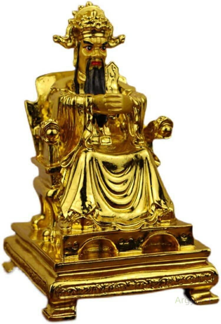 五台山記念 グッズ 風水 開運グッズ 置物 魔除け ギフト 贈答 縁起物 銅製 神像 文殊菩薩の化身 五龍王 龍五爺 中國五台山 仏像