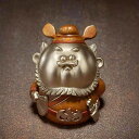 風水(高さ75mm×巾55mm×奥行50m フィギュア 仏像 疫病除けの神 魔除け お守り 置物 銅製 神像 人形 鍾馗様 鍾馗像 可愛い ミニ