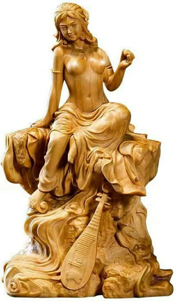 玄関(高さ 木像の置物 置物 七福神 金運アップ 風水グッズ 開運グッズ 置物 金運 コレクション 仏像 七福神?弁財天 木彫り 仏像