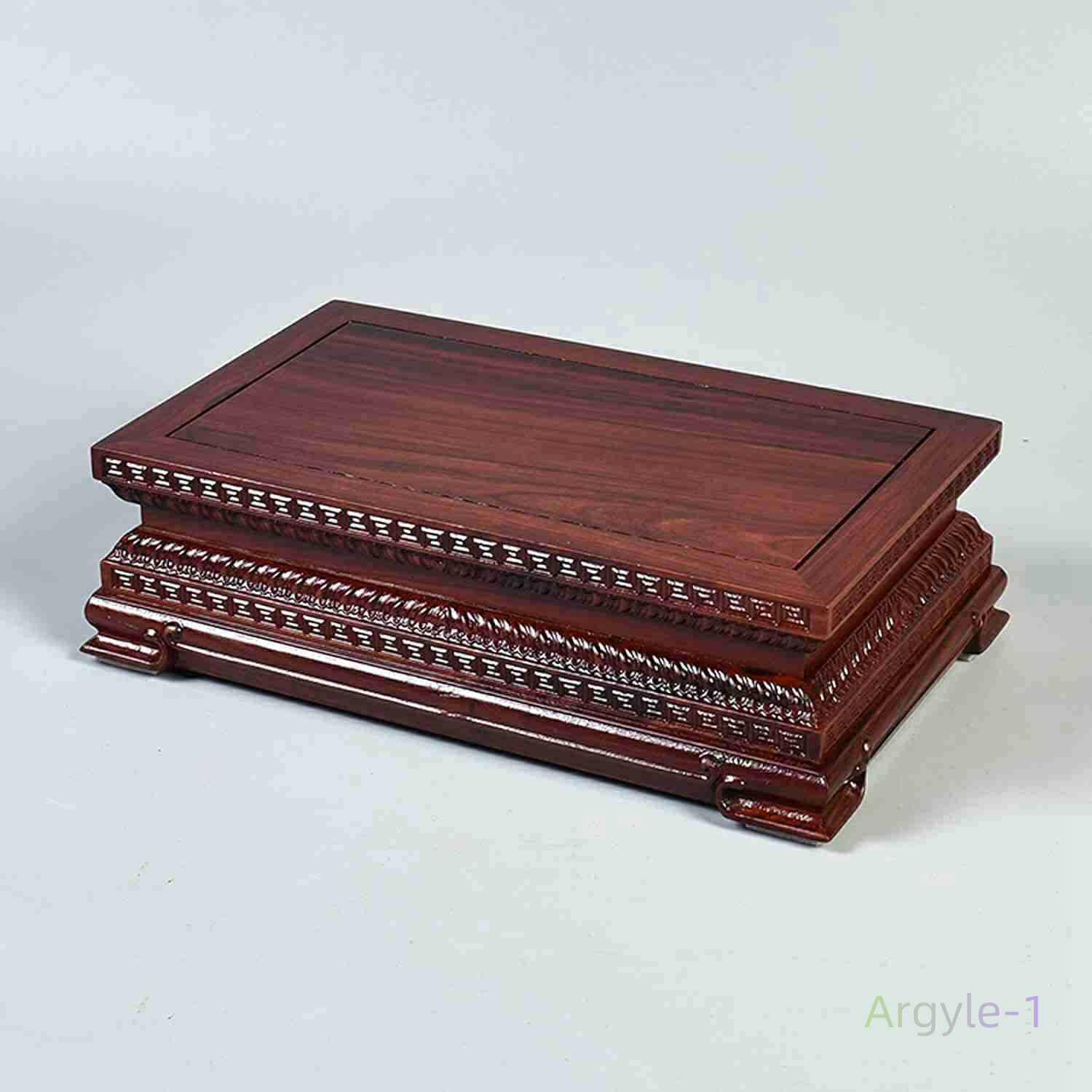 仏壇の前で経机や御供 蓮の台座 飾り棚飾り台 木製の台座 ミニ仏壇 仏壇仏像 置物 木彫り 飾り台 長方形の台座 木製 高級 仏像台