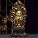 銅製 親子地蔵 厄除け 開運 置物 お地蔵さん 置物【縁起置物】高さ35cm お地蔵様 仏像