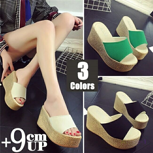 ウエッジサンダル 厚底サンダル サンダル コンフォート 歩 オフィス レディース サボ シューズ レディース スリッパ ミュール 靴