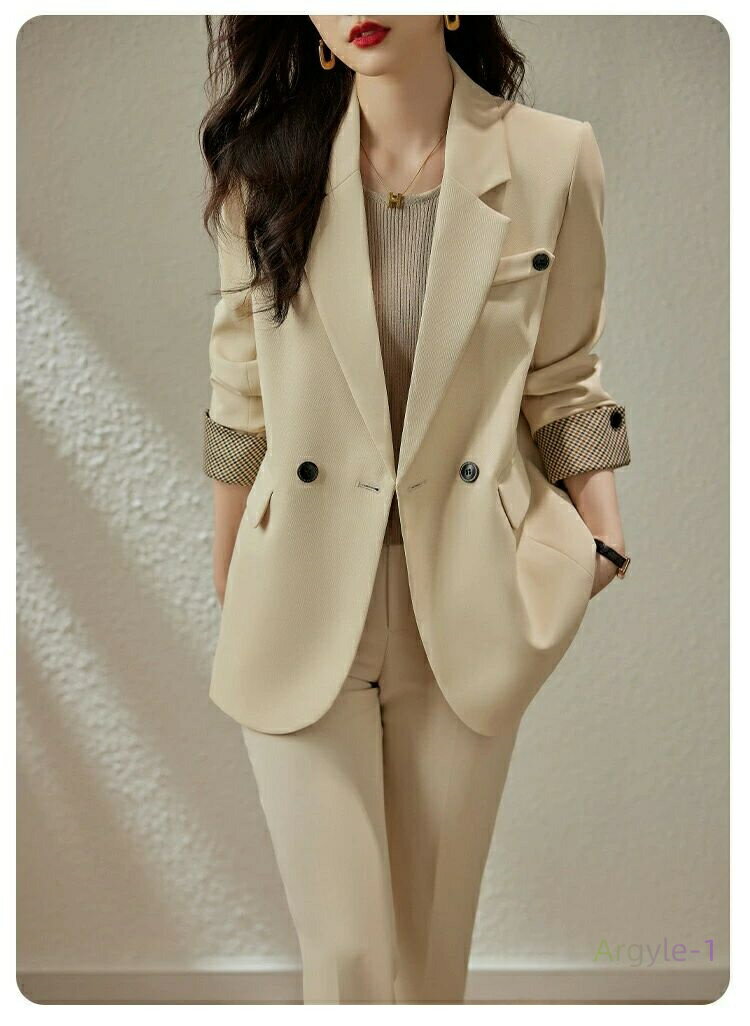 パンツスーツ セットアップ レディース 上下セット スーツジャケット テーラードジャケット+パンツ 2点セット デパートパンツ 九分丈 オフィス ビジネス 通勤...