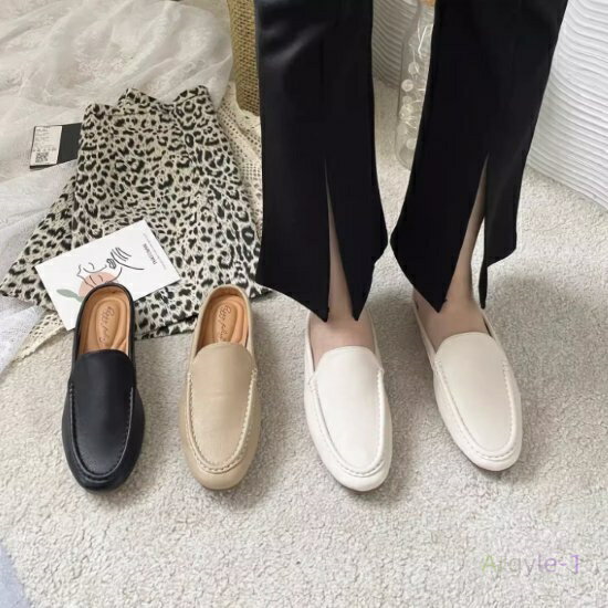 フラットシューズ レディース 靴 シューズ ローファー シンプル 無地 履きやすい 歩きやすい 疲れにくい カジュアル お出かけ おしゃれ ソフト 柔らかい ラウンドトゥ 女性 ファッション レトロ