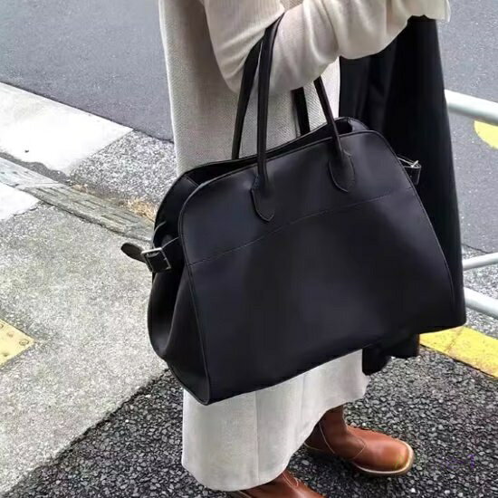 トートバッグ レディース バッグ 鞄 かばん ハンドバッグ ボストンバッグ 大容量 シンプル 無地 合成皮革 通勤 OL オフィス きれいめ カジュアル お出か...